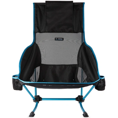 Helinox Black & Blue Canvas Playa Chair