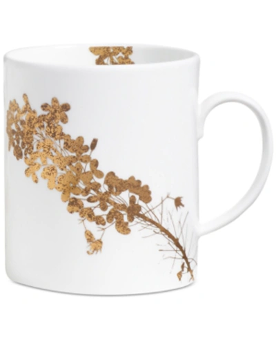 Vera Wang Wedgwood Vera Wang Jardin Floral-print China Mug In White