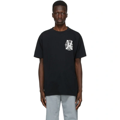 Marcelo Burlon County Of Milan Monogram Regular T-shirt In Black White