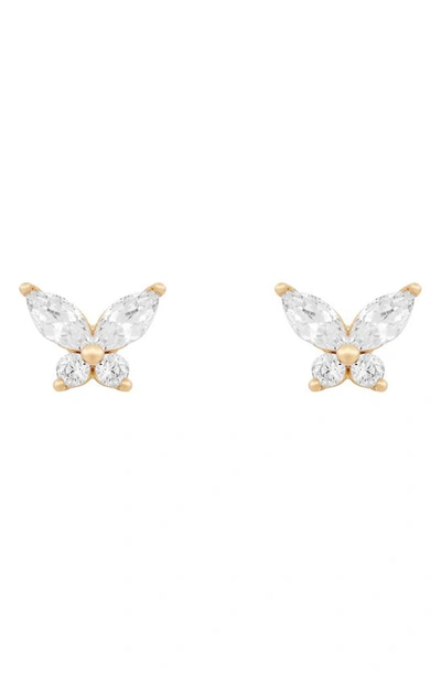 Girls Crew Mari Stud Earrings In Rose Gold-plated