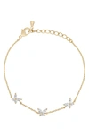 Girls Crew Born To Fly Butterfly Bracelet In Gold