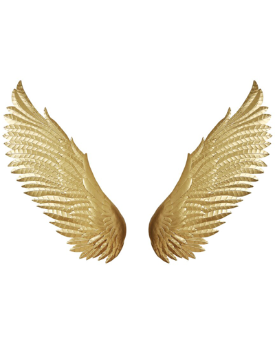 Moe's Home Collection Wings Wall Decor In Gold