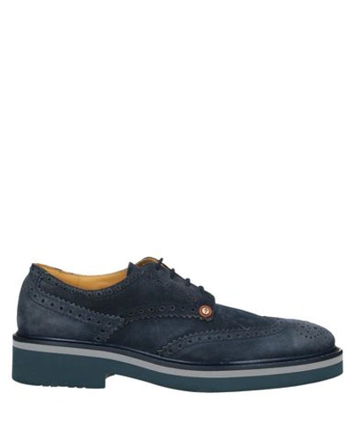 Paciotti 308 Madison Nyc Lace-up Shoes In Dark Blue