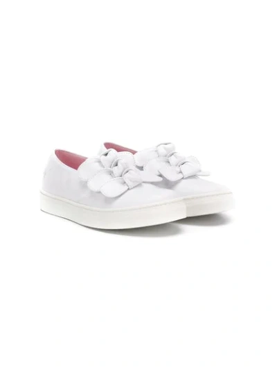 Mi Mi Sol Teen Bow Slip-on Trainers In Pink