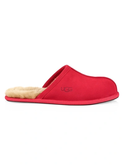 Ugg Men's Scuff Slippers Men's Shoes In Samba Red