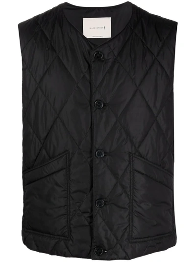 Mackintosh Quilted Liner Gilet In Black