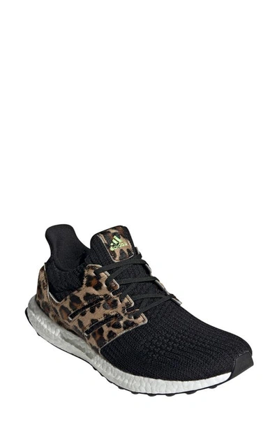 Adidas Originals Adidas Women's Ultraboost Dna Running Shoes In Black/ Green/ Calf Hair