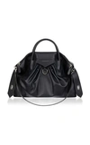 Givenchy Antigona Small Soft Leather Shoulder Bag In Black