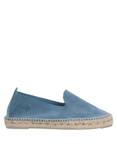 Manebi Espadrilles In Slate Blue