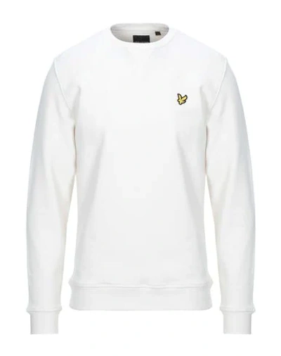 Lyle & Scott Sweaters White In White