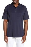 Cutter & Buck Forge Drytec Solid Performance Polo In Liberty Navy