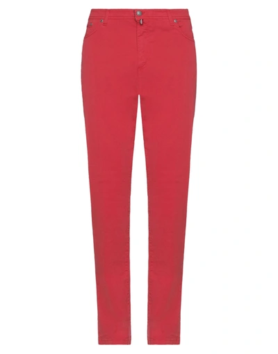 B Settecento Casual Pants In Red