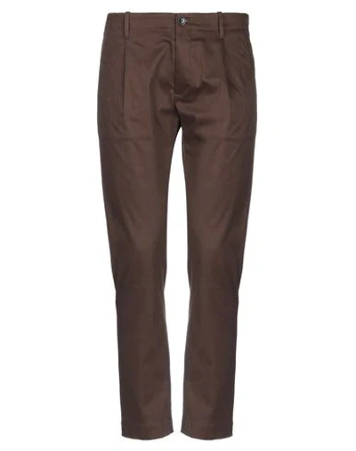 Nine:inthe:morning Nine: Inthe: Morning Casual Pants In Dark Brown