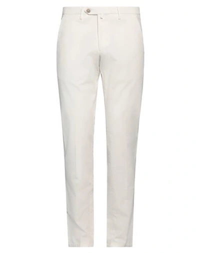 Michael Coal Casual Pants In White