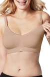 Bravado Designs Body Silk Seamless Maternity/nursing Bra In Tan/beige