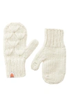Sh T That I Knit The Motley Merino Wool Mittens In White Lie