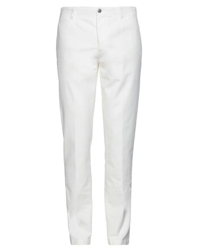 Piatto Casual Pants In White