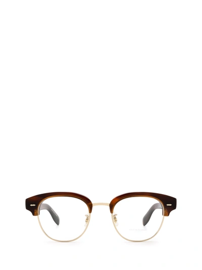 Oliver Peoples Ov5436 Cary Grant 2 Round-frame Optical Glasses In Black