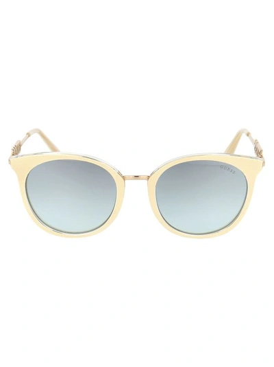 Guess Gu7645 Sunglasses In 59p Beige