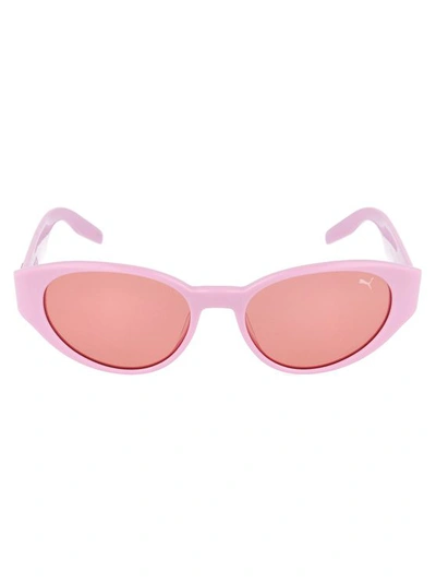 Puma Womens Pink Metal Sunglasses
