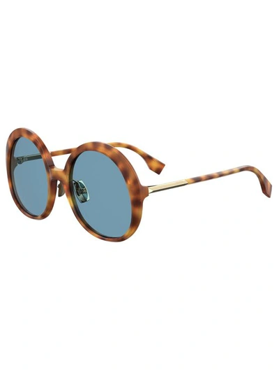 Fendi Ff 0430/s Sunglasses In Brown Yellow
