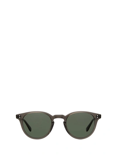 Garrett Leight Clement Sun Black Glass Unisex Sunglasses In Grau