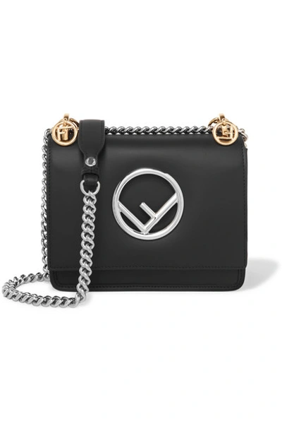 Fendi Kan I Mini Leather Shoulder Bag