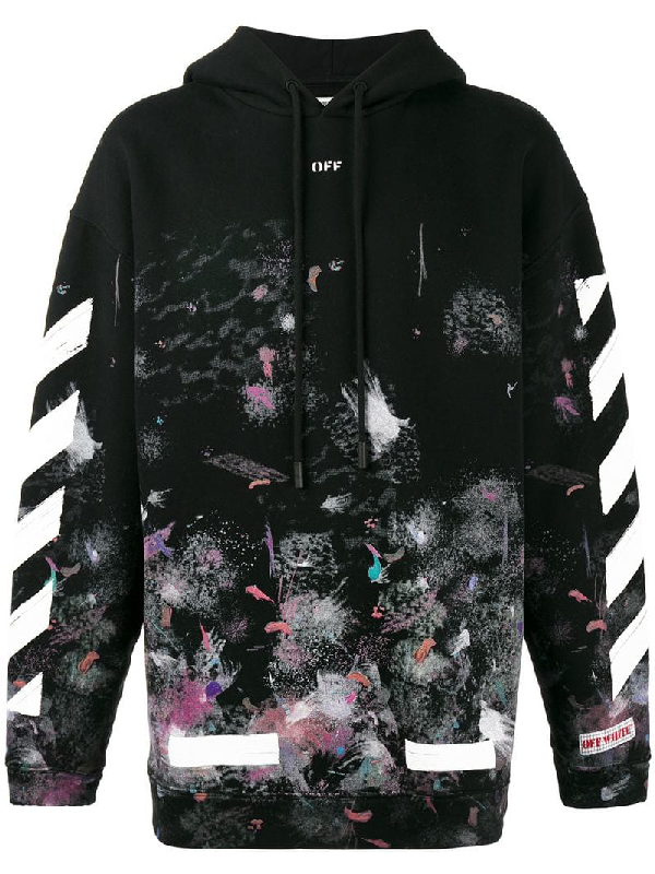 off white galaxy hoodie for sale