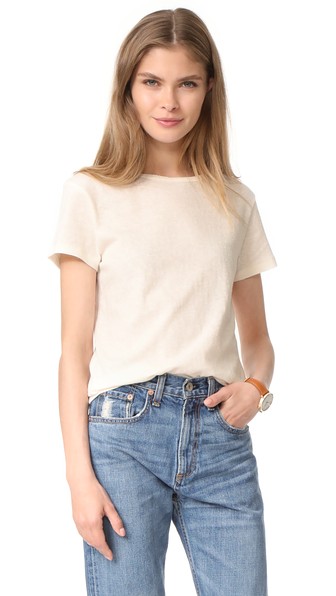A.p.c. Lydia T-shirt In Cream. In Blanc Casse | ModeSens