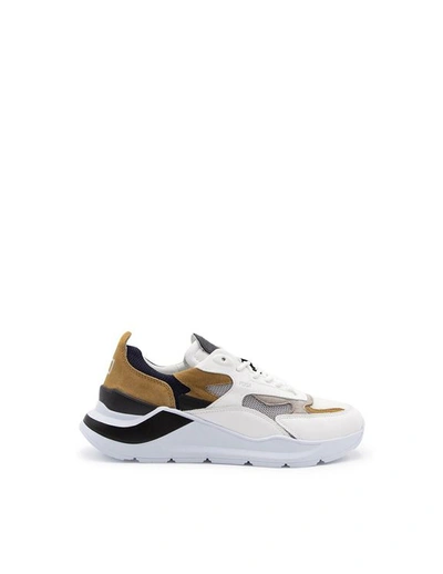 Date D.a.t.e. Men's White Leather Sneakers