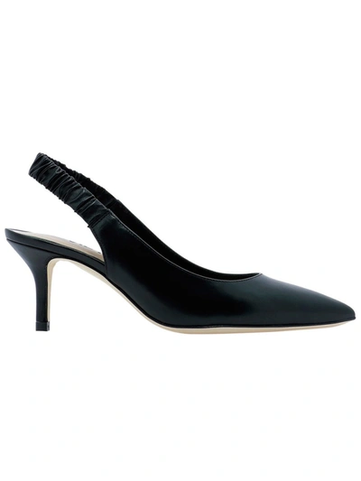 Guglielmo Rotta Black Leather Pumps