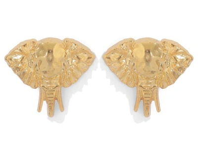 Natia X Lako Small Elephant Earrings - Atterley In Gold