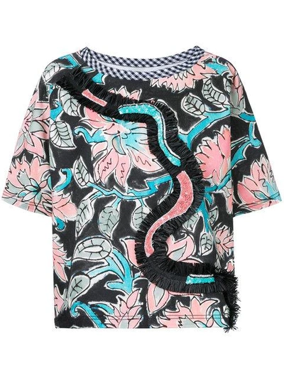 Antonio Marras Floral Print Shortsleeved Blouse