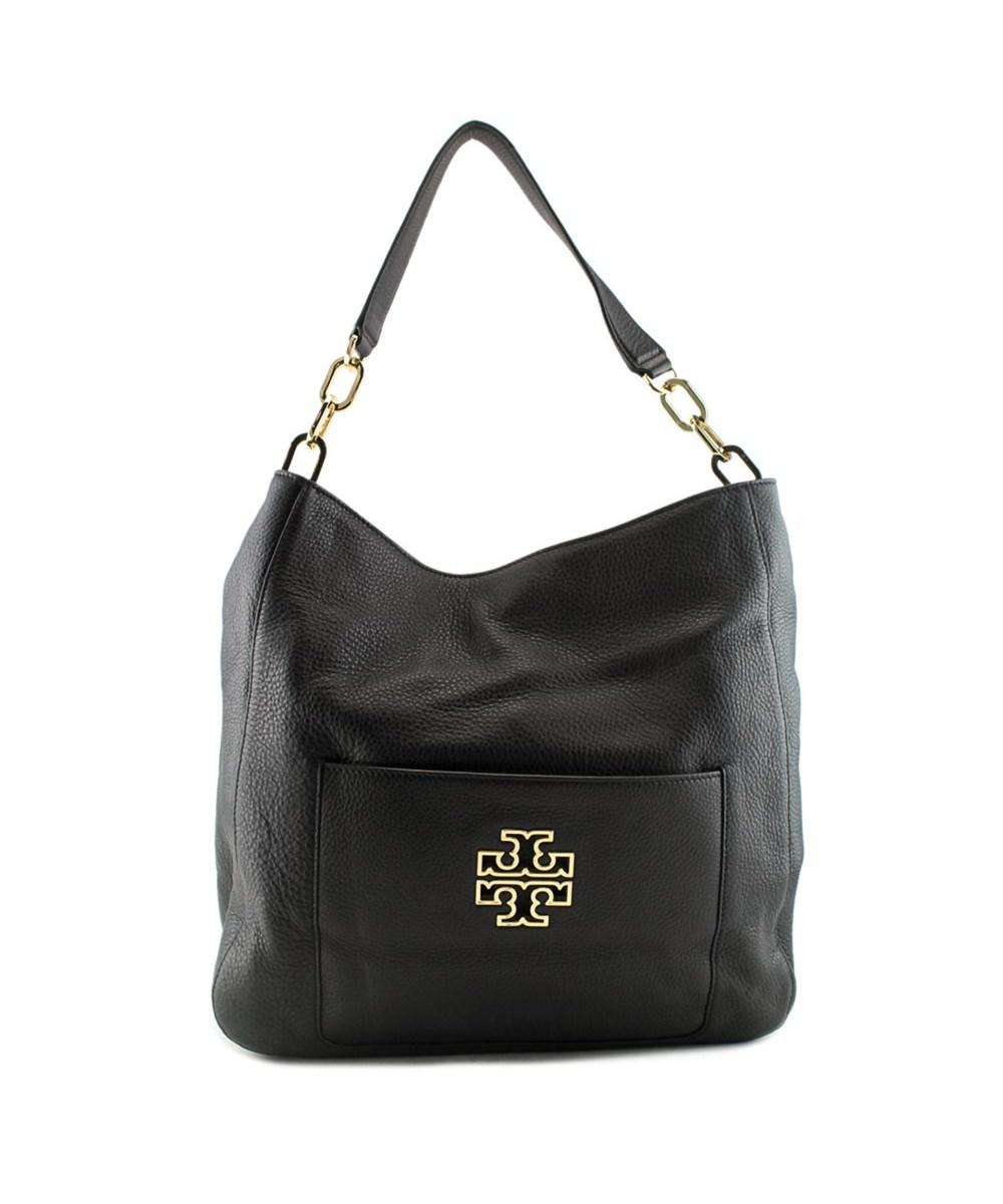 tory burch black hobo