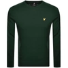 Lyle & Scott Lyle And Scott Crew Neck Merino Knit Jumper Green