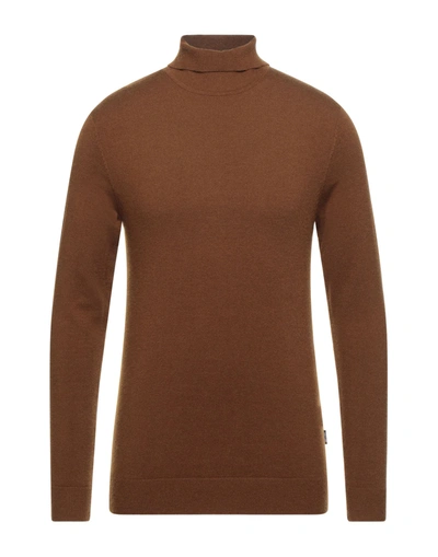 Only & Sons Turtlenecks In Brown