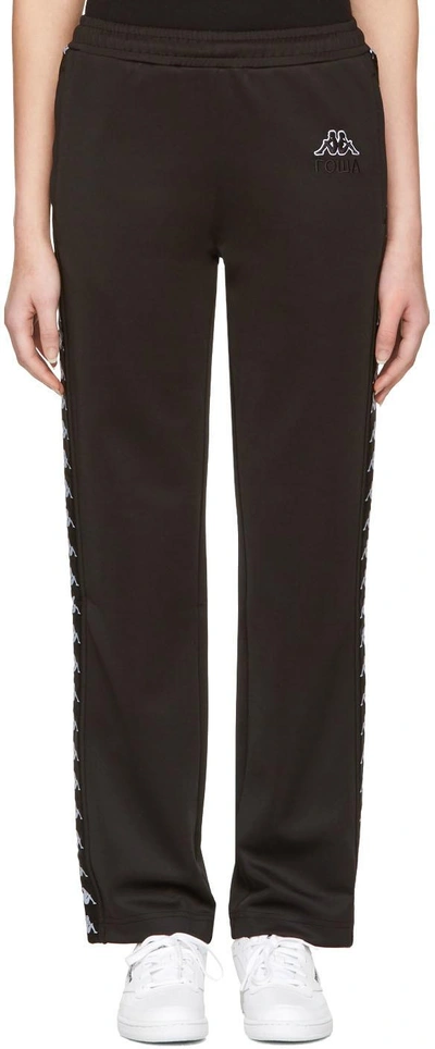 Gosha Rubchinskiy Black Kappa Lounge Pants | ModeSens