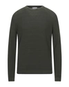 Diktat Sweaters In Military Green