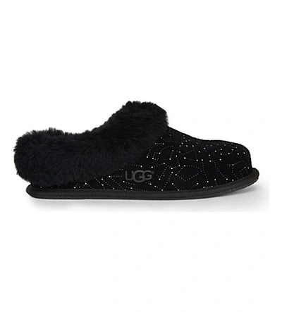 Ugg Moraene Constellation Swarovski-crystal Slippers In Black | ModeSens