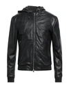 Street Leathers Jackets In Black