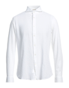 Tintoria Mattei 954 Solid Color Shirt In White