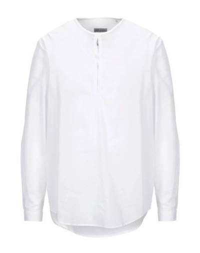 Daniele Alessandrini Homme Solid Color Shirt In White