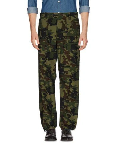 Nanamica Casual Pants In Militärgrün