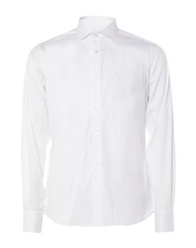 Alessandro Boni Solid Color Shirt In White
