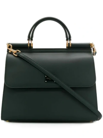 Dolce & Gabbana Sicily 58 Tote Bag In Green