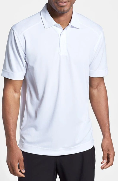 Cutter & Buck Genre Drytec Moisture Wicking Polo In White