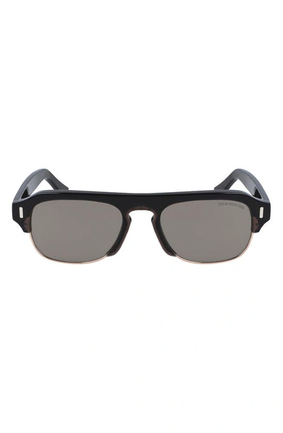 Cutler And Gross 56mm Flat Top Sunglasses In Grey/ Gradient