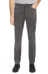 Monfrere Brando Slim Straight Fit Jeans In Washed Grey