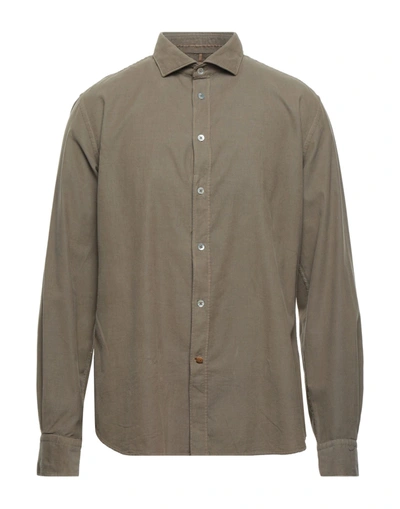 Alley Docks 963 Shirts In Khaki