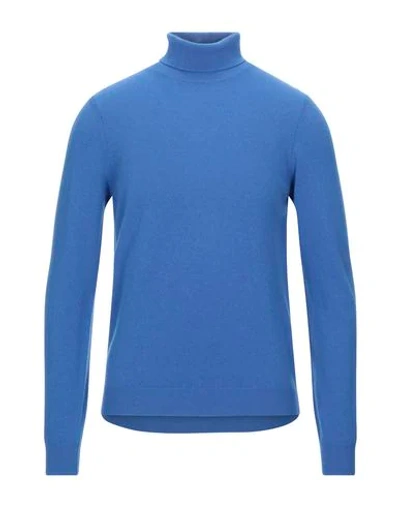 Heritage Turtlenecks In Azure